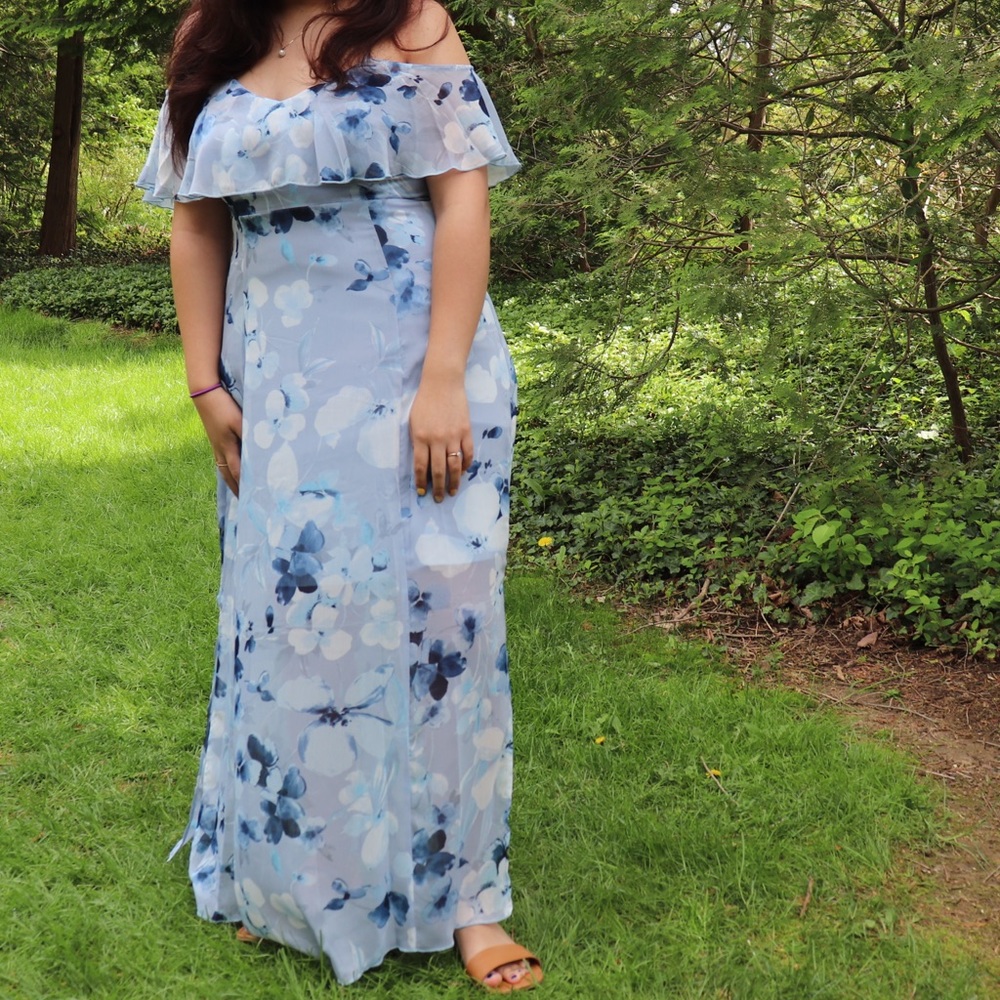 Formal Floral Maxi Dress